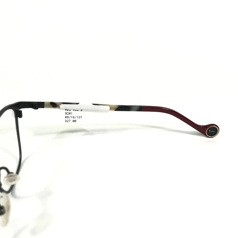 WOOW Eyeglasses Frames Hey You 2 Col.9201 Black Red Gray Tortoise 49-18-137